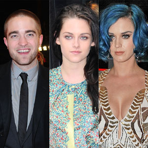 Robert Pattinson, Kristen Stewart, Katy Perry Robert Pattinson, Kristen Stewart, Katy Perry